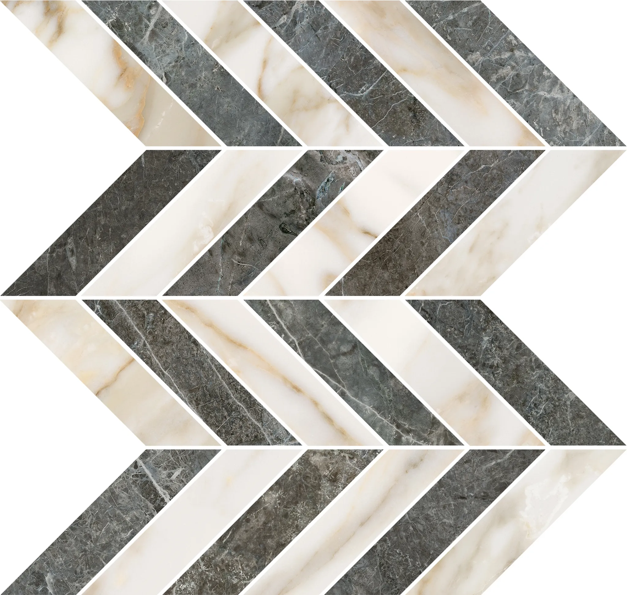 CHEVRON 37X30 GREEN-GOLD LUXE X 37X30_